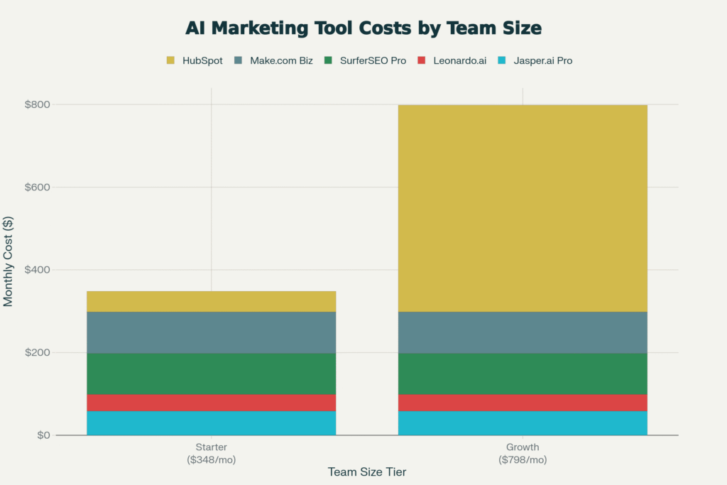 2025 AI Marketing Stack: Monthly Cost Breakdown for Agencies